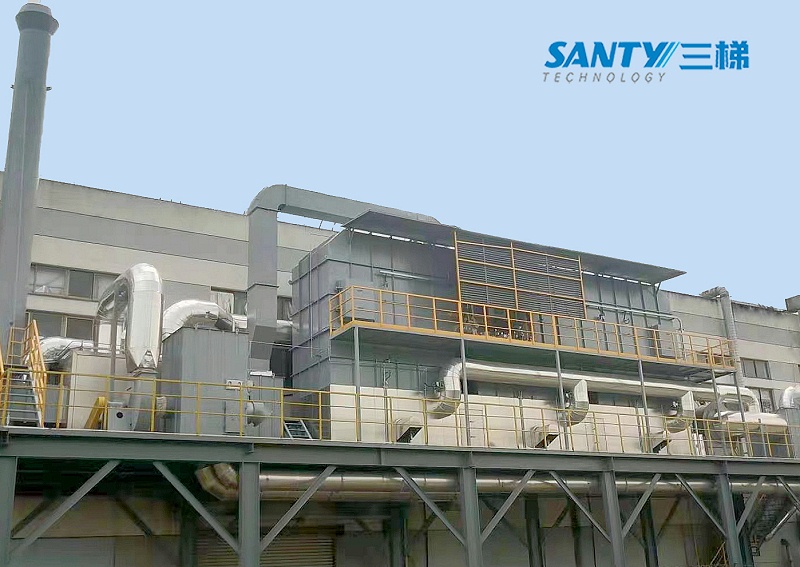 三梯環境 轉輪+蓄熱式焚燒爐RTO
